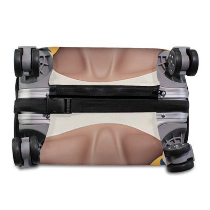 3D Afro Princess in crown Luggage Cover 18