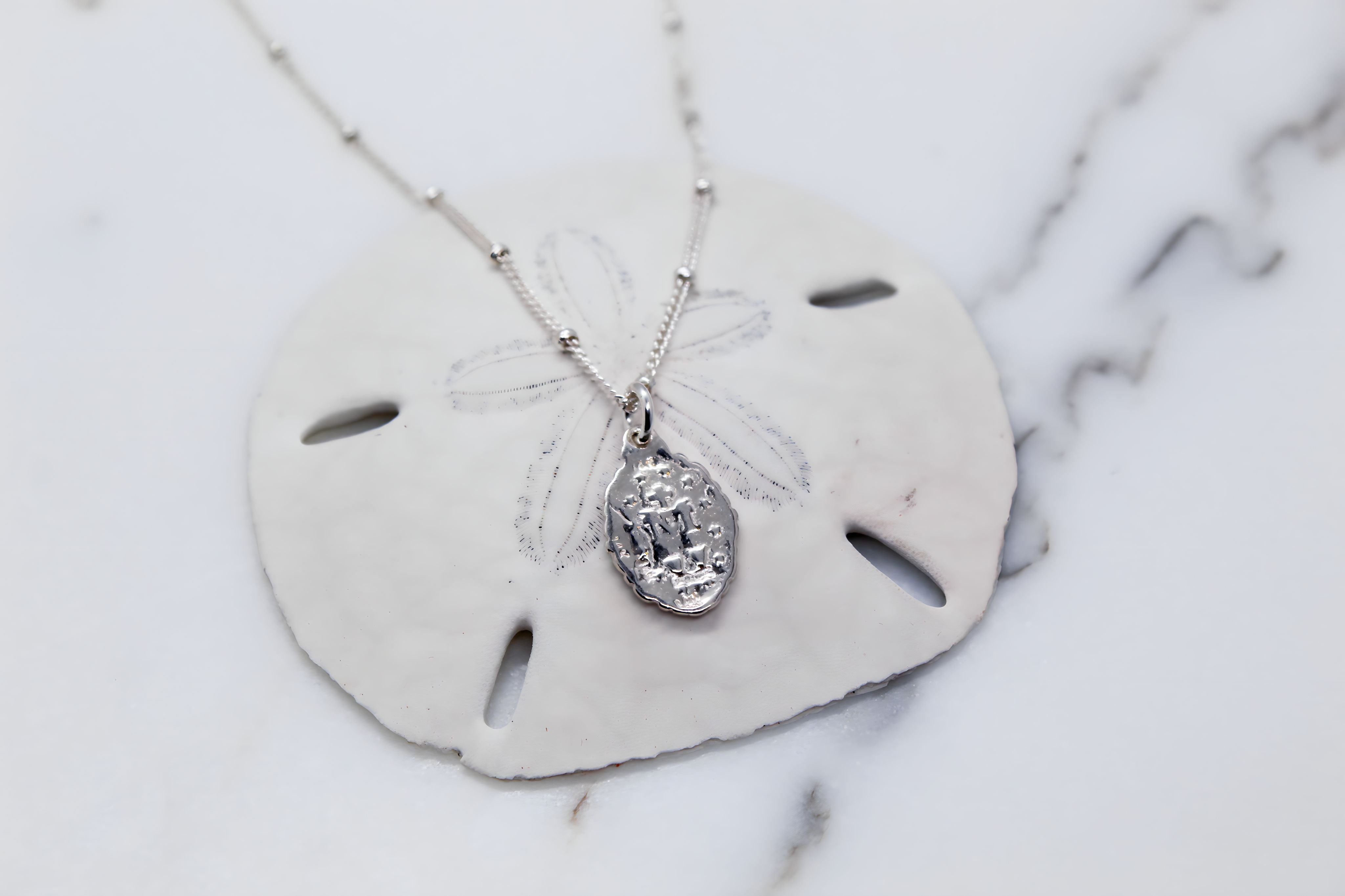 Intricate Miraculous medal necklace-Silver *Made to Order*