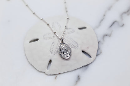 Intricate Miraculous medal necklace-Silver *Made to Order*