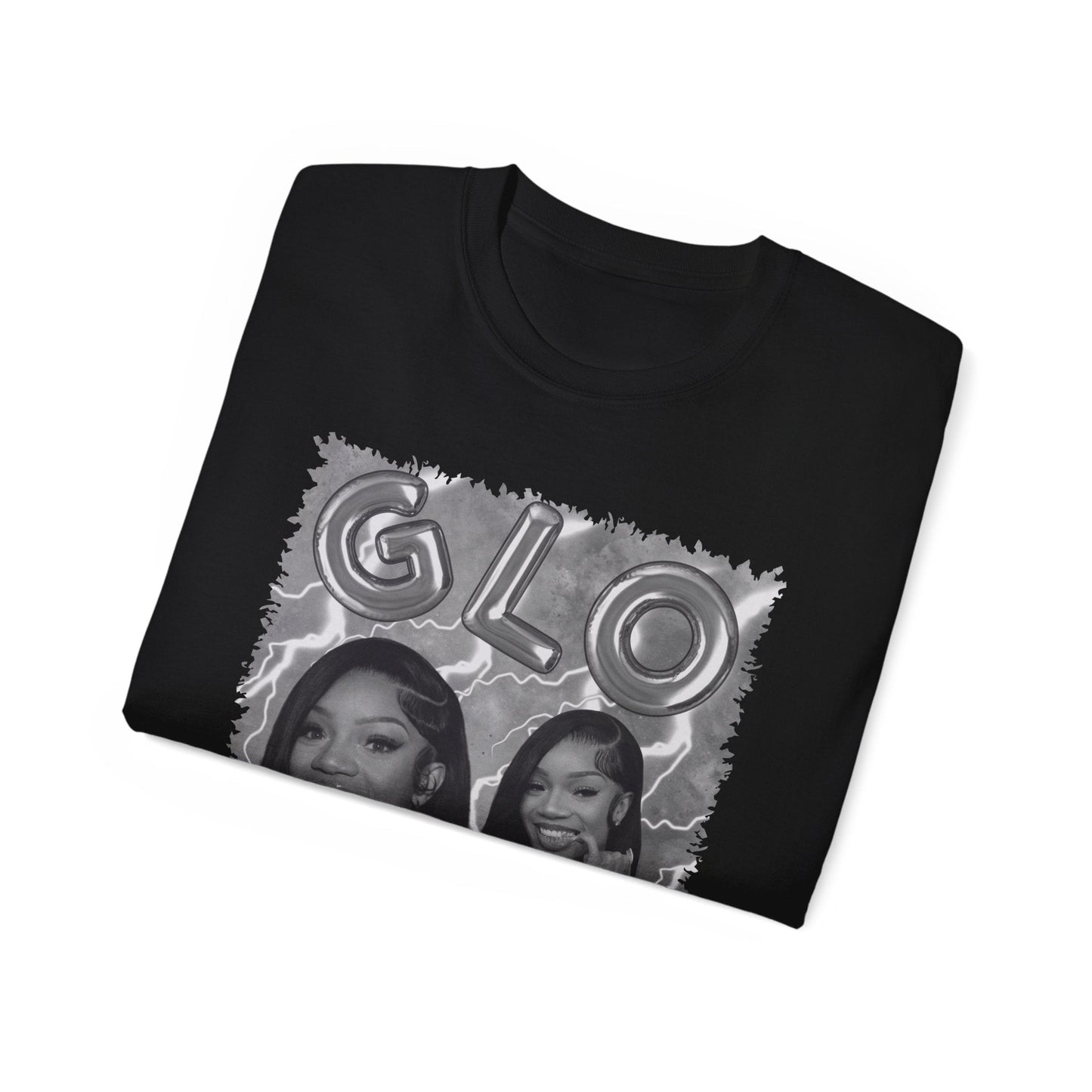Black & White Glo, Glorilla, Big Glo Unisex Ultra Cotton Tee