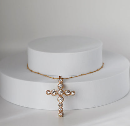 Old World Cross Necklace