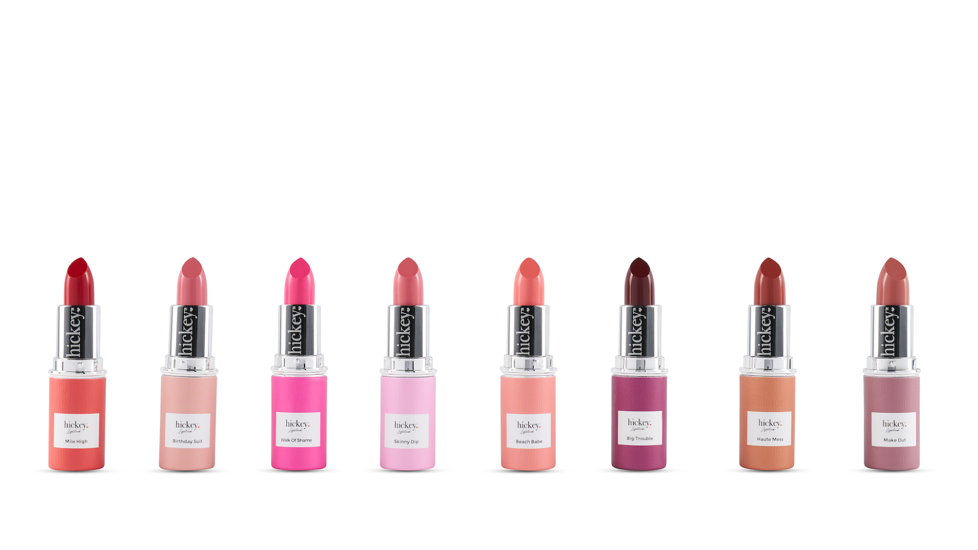 The Vault Collection Refills | Complete Organic Lipstick Set | Hickey Lipstick