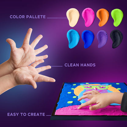 OKTO Clay-by-Numbers Kit – “Owl” (11.4” x 11.4”)