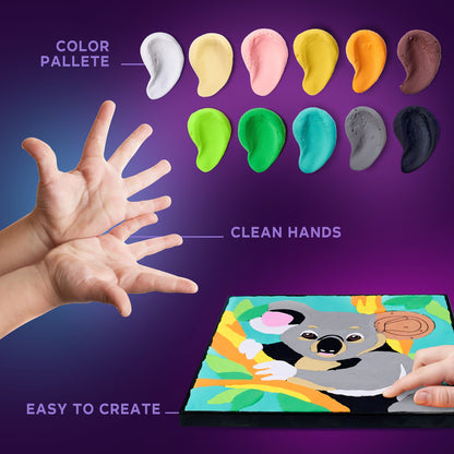 OKTO Clay by Numbers — Koala — (~11.4×11.4 in) — Ages 5+