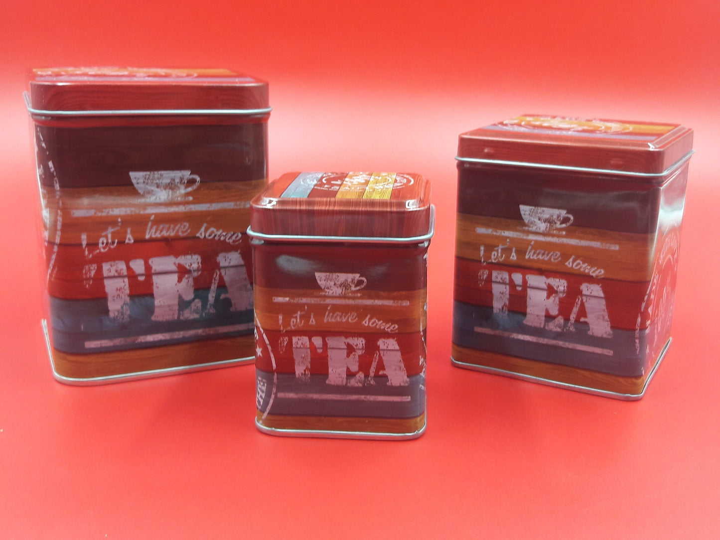 Decorative Tins (Let's have some Tea)