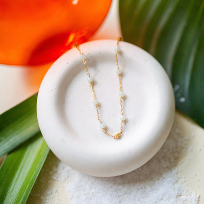 Margarita Chains - Lapis and Chalcedony