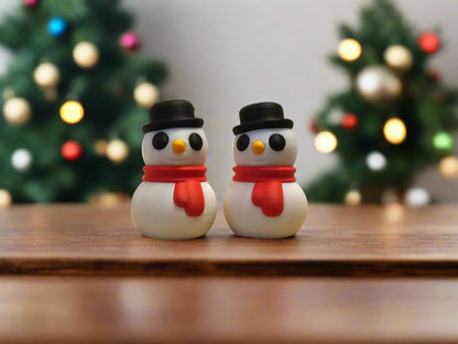 Tiny Winter Snowmen