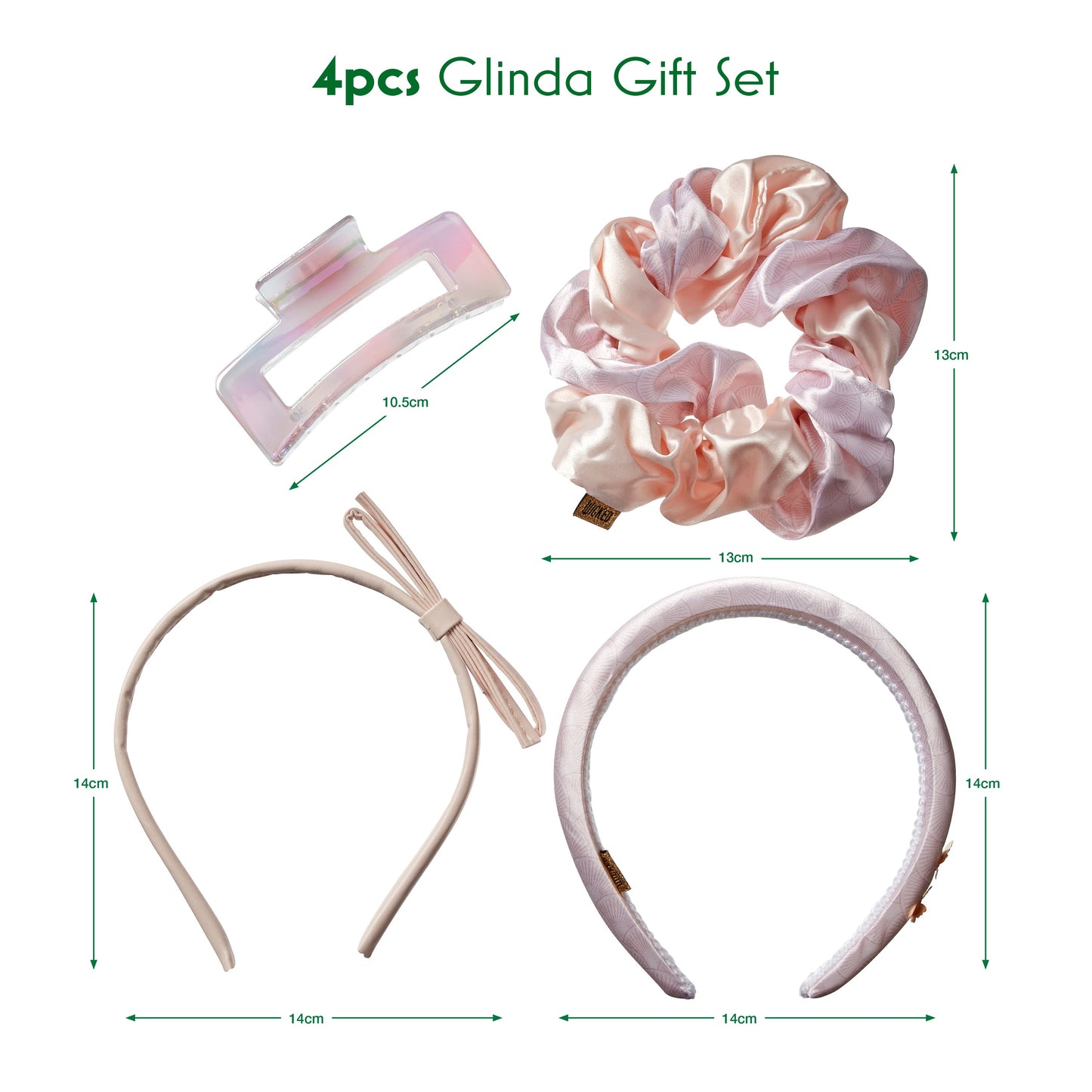 SCUNCI by Conair Wicked Elphaba Hair Accessories Gift Set (3 Ct)