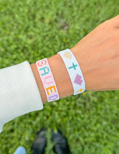 Saved Micro Bead String Bracelet