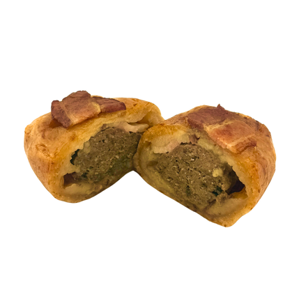 Bacon "Cheez" Burger Breakfast Meat Buns (4-pack)