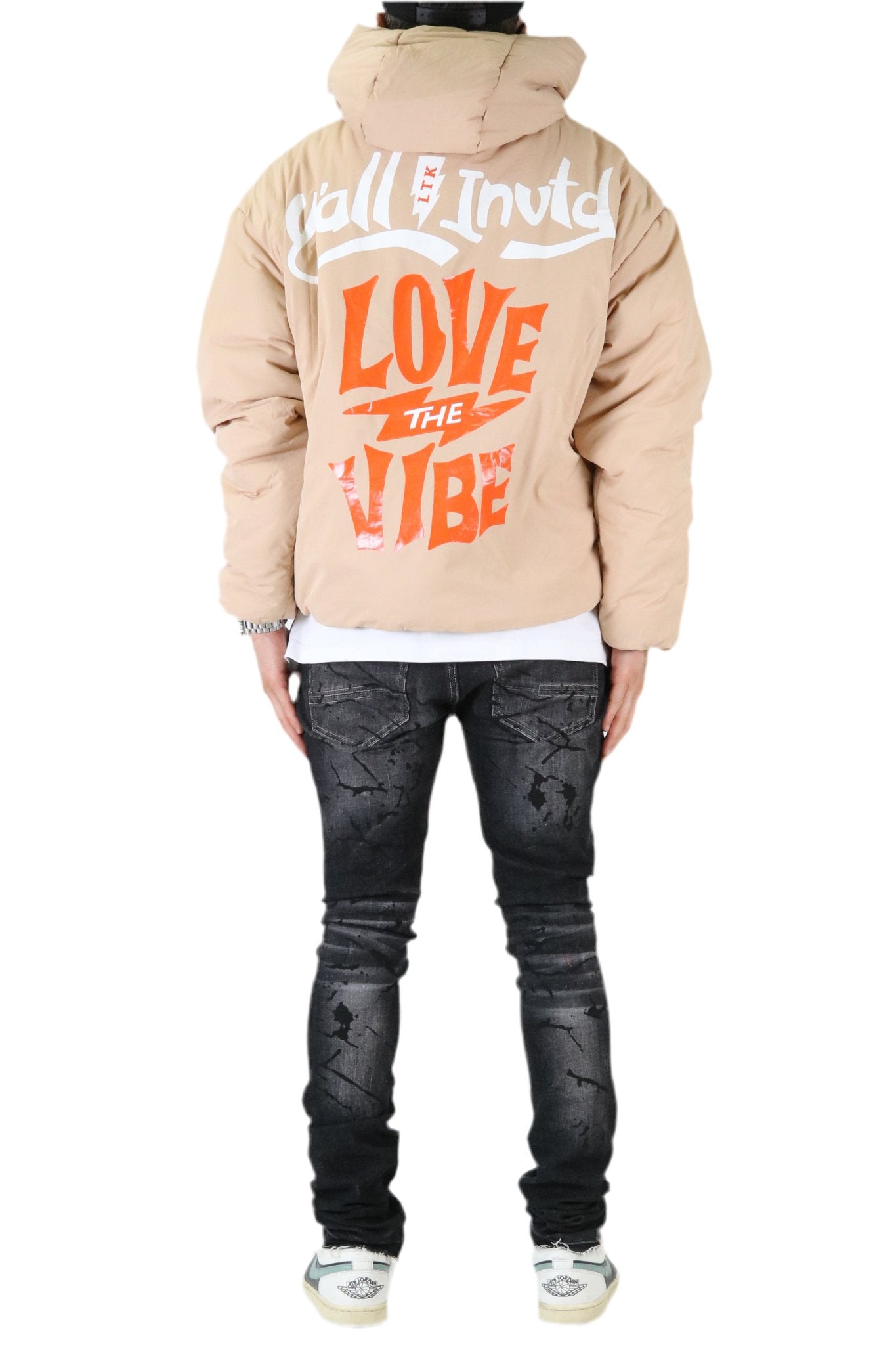 SANDS Padded Crop Style Nylon Pullover Jacket