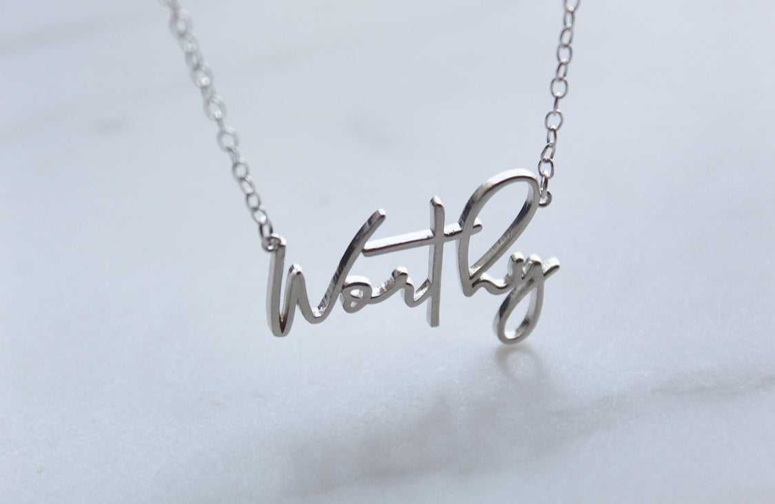 Worthy in Sterling Silver