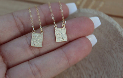 Scapular Necklace