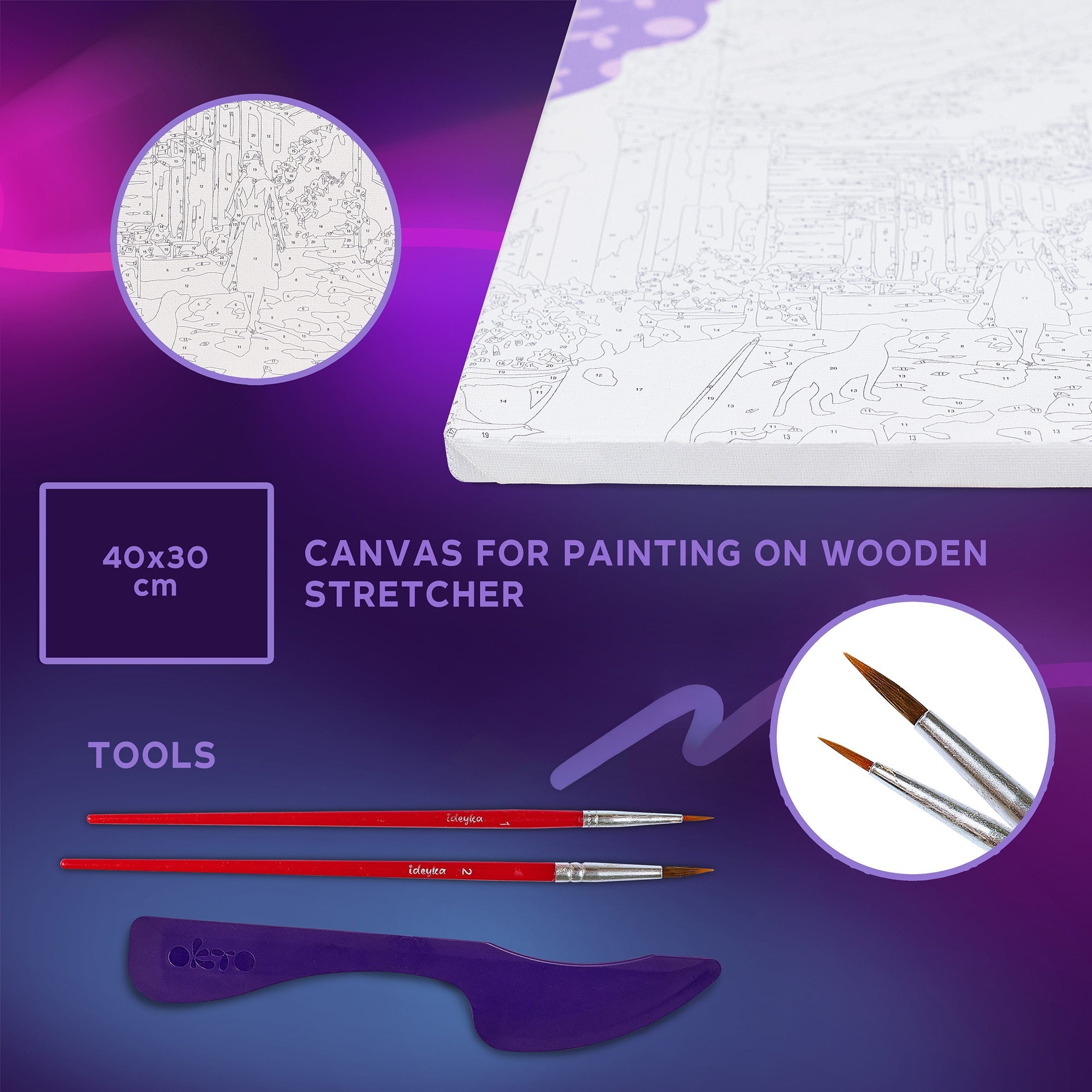 OKTO Air-Dry Clay 3D Painting Kit – Kit Lemon Weekend (11.8 x 15.7 in)