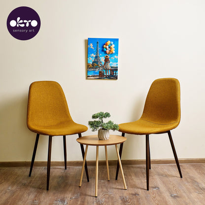 OKTO Air-Dry Clay 3D Painting Kit – Greetings From Paris (11.8 x 15.7 in)