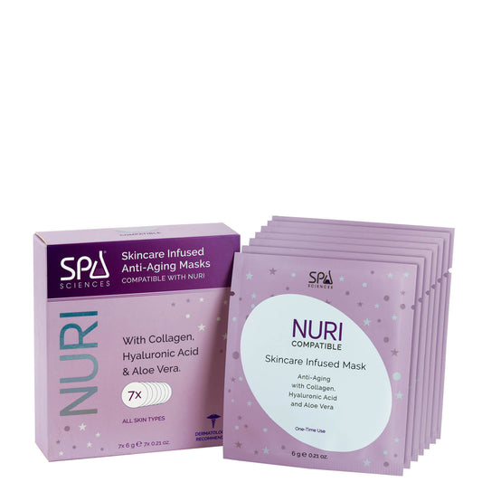 SPA SCIENCES NURI Compatible Anti Aging Masks, 7CT
