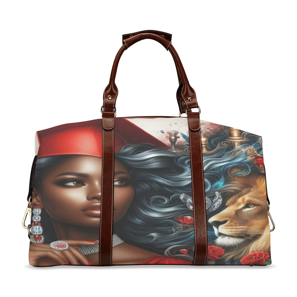 Lion Queen Custom Travel Bag, Passport & Coffee Mug
