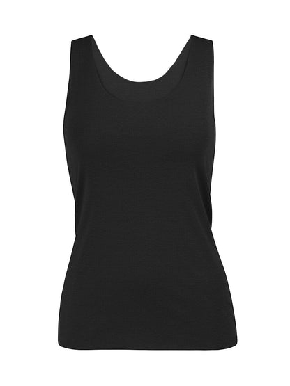 EGI Luxury Cotton Underwear Invisible Seamless Clean-Cut Scoop Neck Tank. Made in Italy.