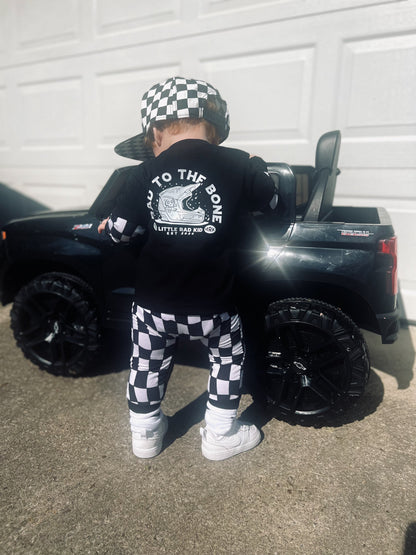 Checker | bamboo romper