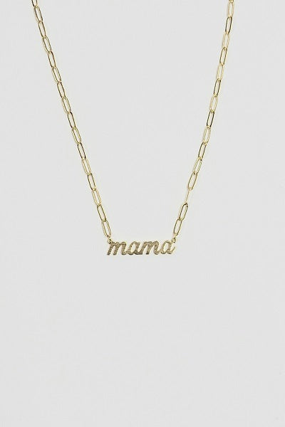 Mama Link Chain Necklace