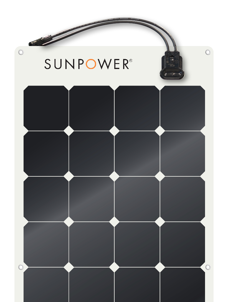 Sunpower 100W Flexible Solar Panel with Maxeon Technology cells