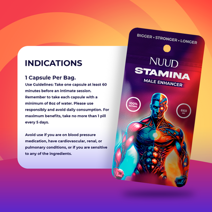 Stamina Aphrodisiac Capsules - Male Enhancer