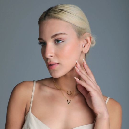 Layered Gold Filled Necklace Set