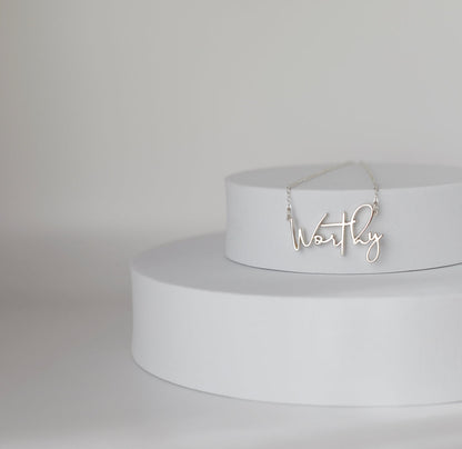 Worthy in Sterling Silver