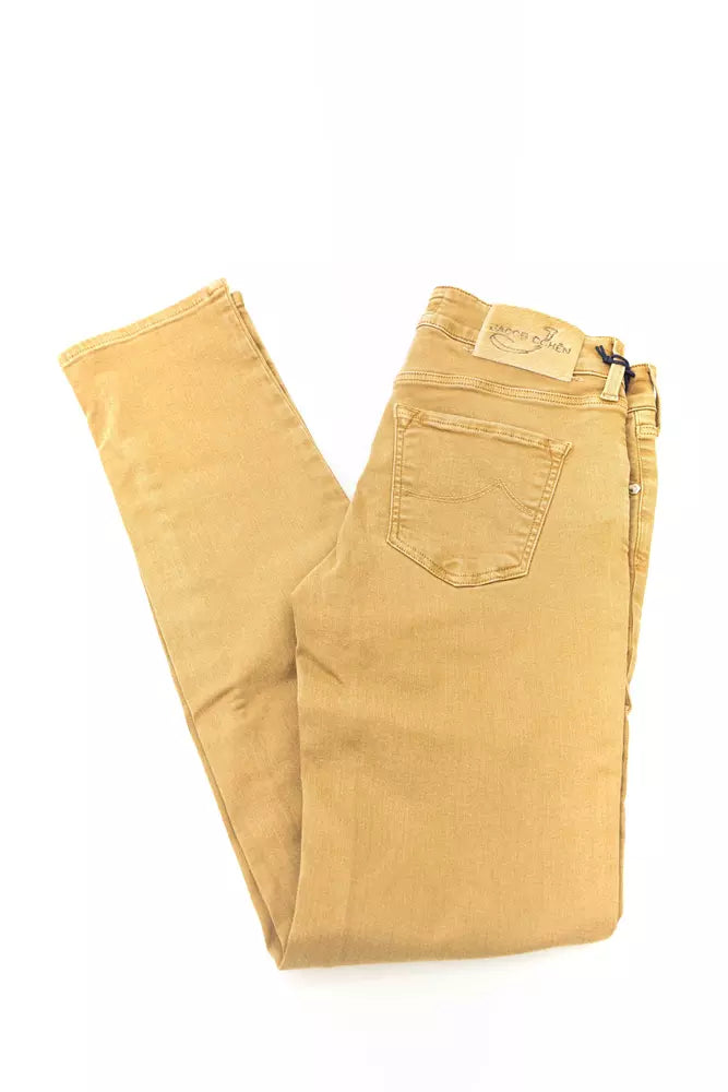 Jacob Cohen Gray Cotton Women Jeans