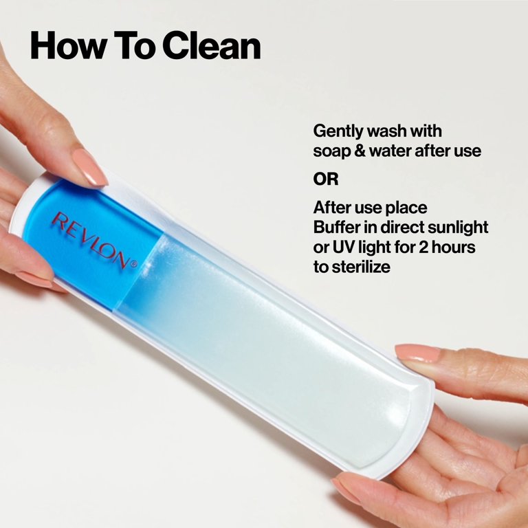 REVLON Bacteria Shield Glass Foot Buffer