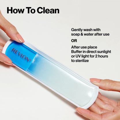 REVLON Bacteria Shield Glass Foot Buffer