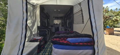 Toy Hauler Patio Ramp Tent by PahaQue for Intech Trailers