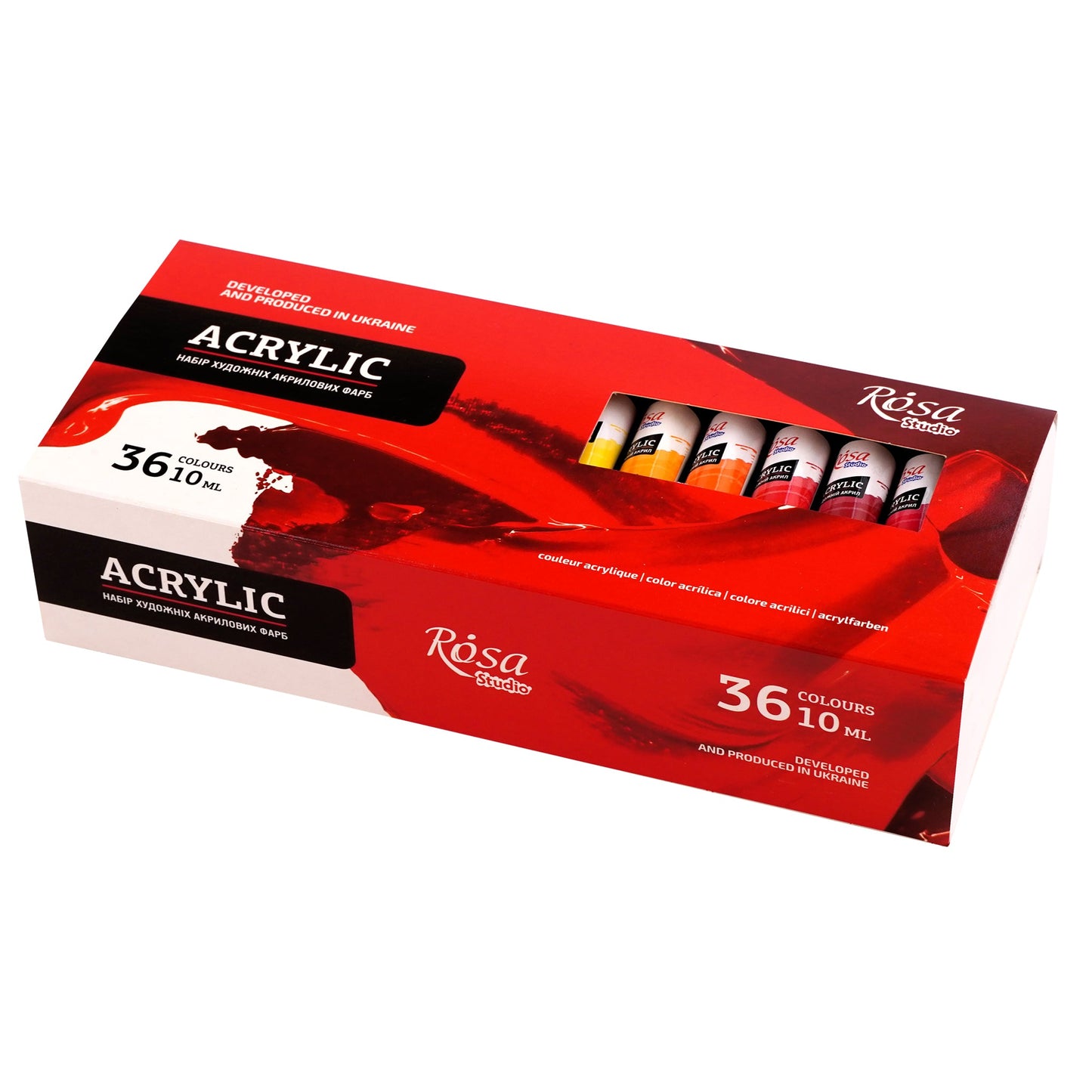 ROSA Studio Acrylic Paint Set - 36x10 ml, Tubes