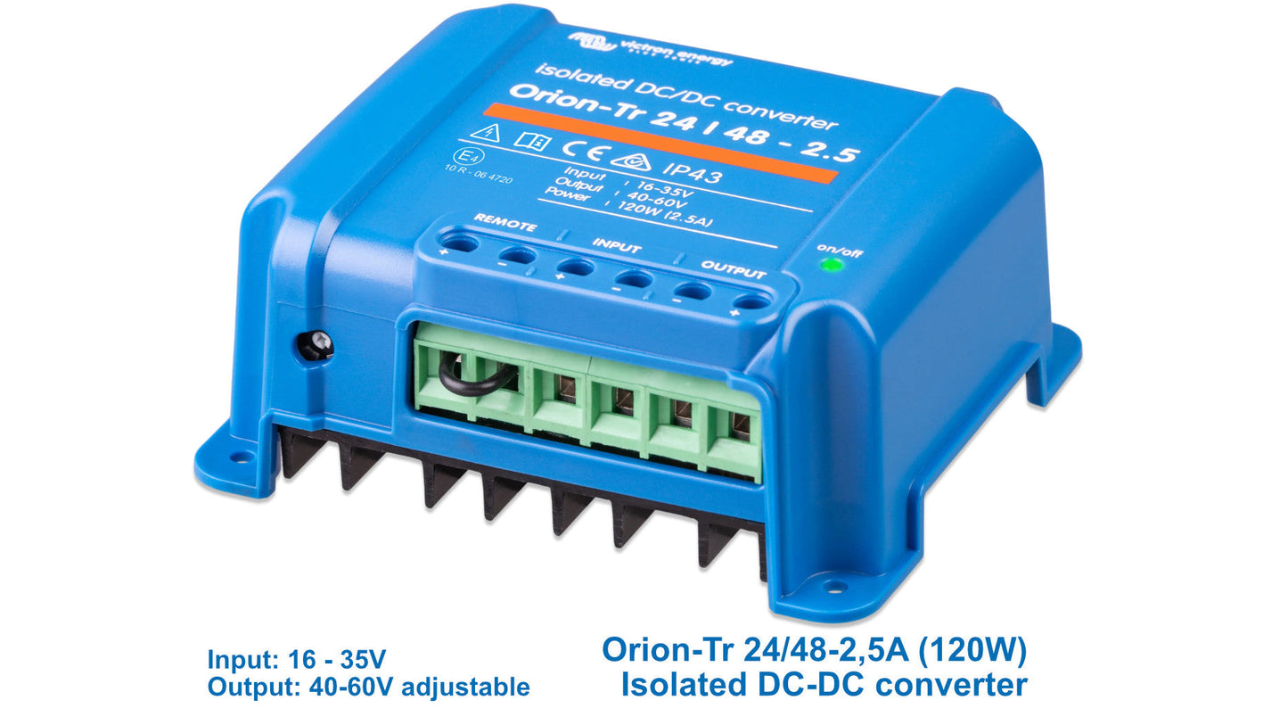 DC-DC Transformers: step up/down converters for 12V, 24V & 48V DC