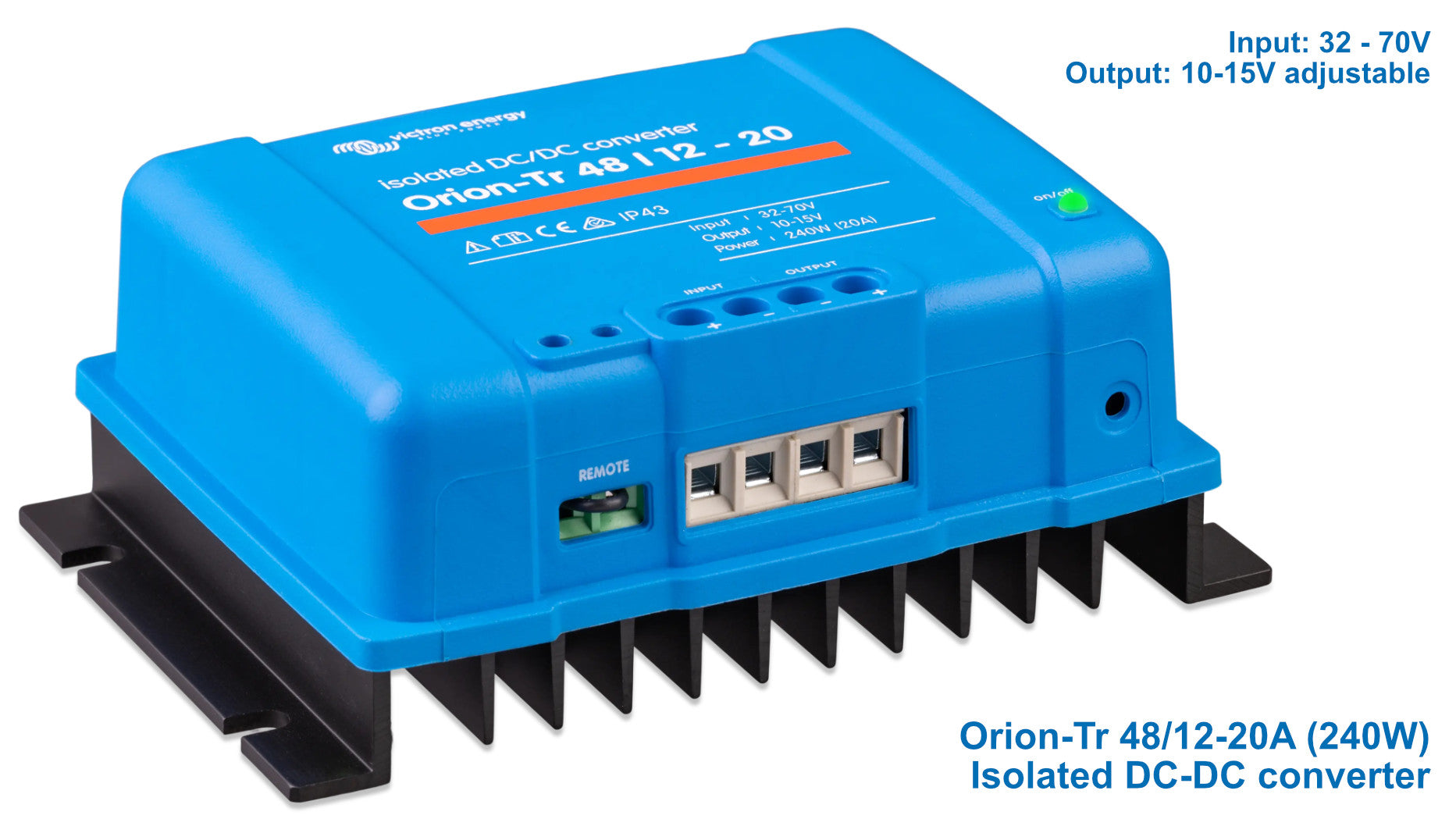DC-DC Transformers: step up/down converters for 12V, 24V & 48V DC