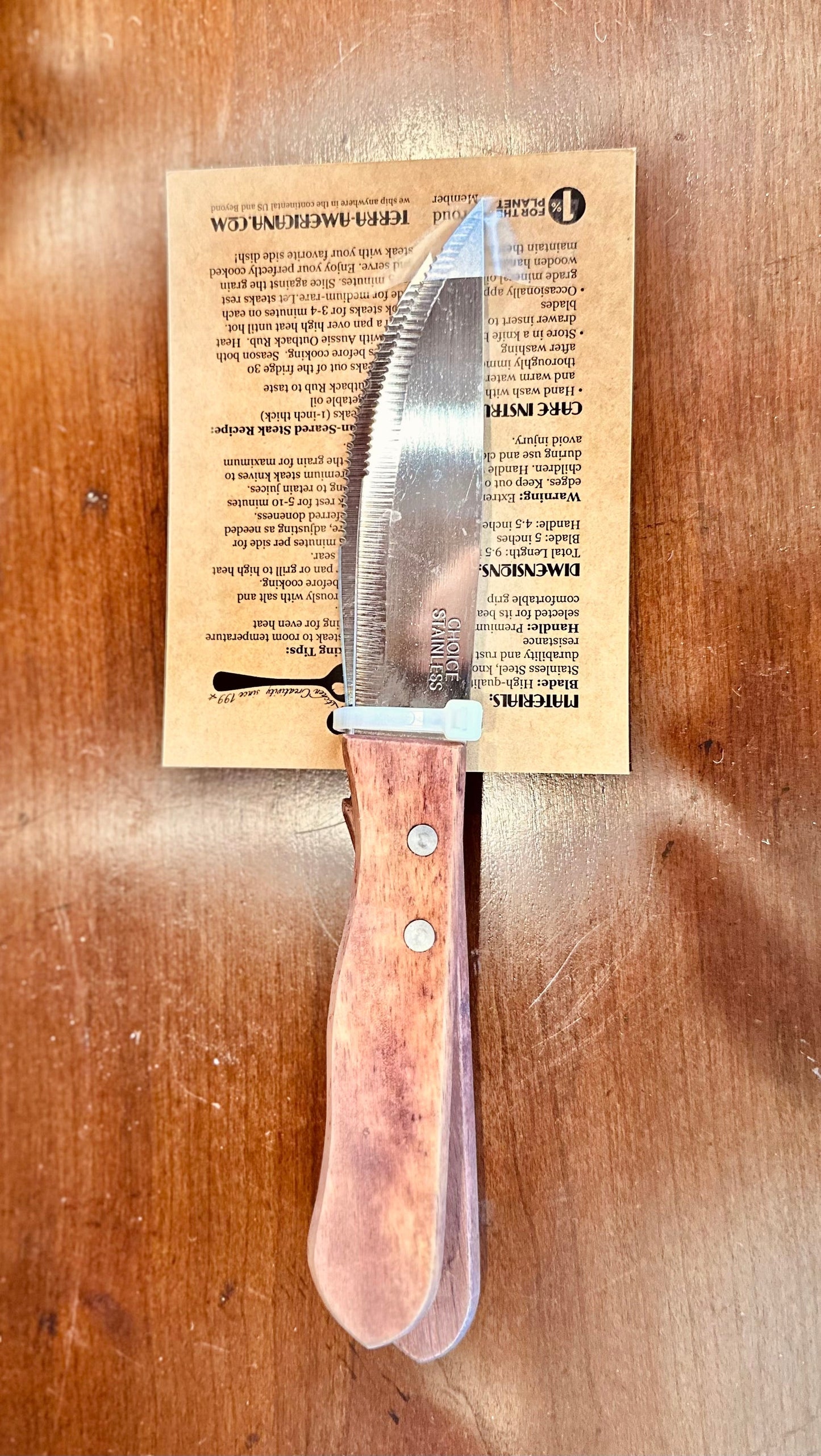 Premium Jumbo Steak Knives (Set of 2)