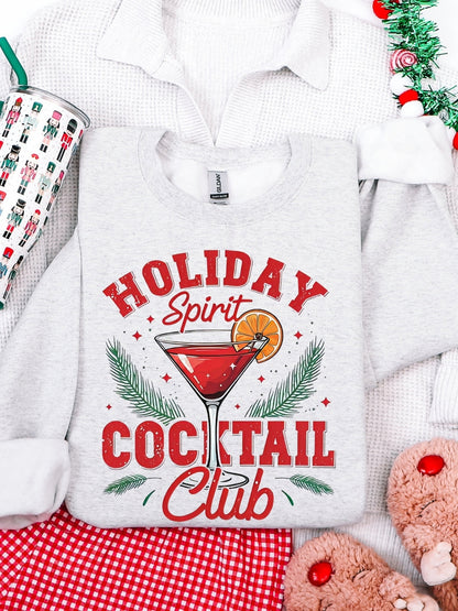 Gildan Holiday Spirit Cocktail Club Sweatshirt