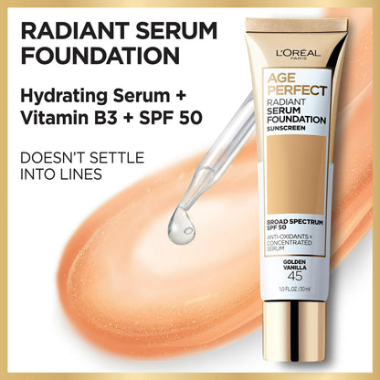 L'OREAL Age Perfect Radiant Serum Foundation SPF 50