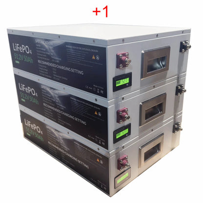 Stackable LFP Battery (14"x13"x5", 50 Lbs)