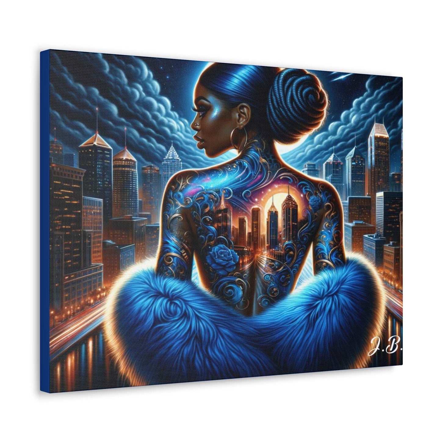 African American Blue Sky's Canvas Gallery Wraps Canvas Gallery Wraps