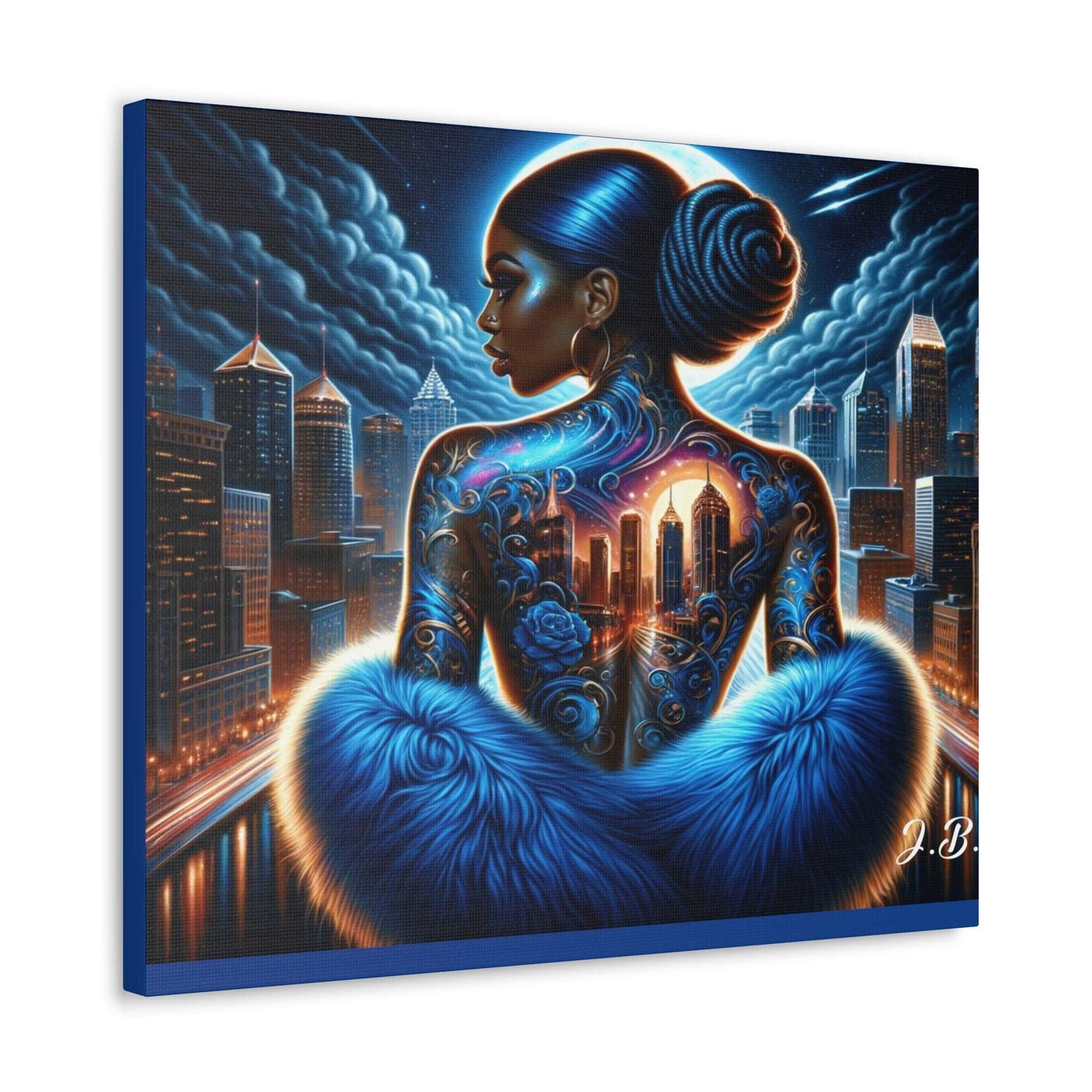 African American Blue Sky's Canvas Gallery Wraps Canvas Gallery Wraps
