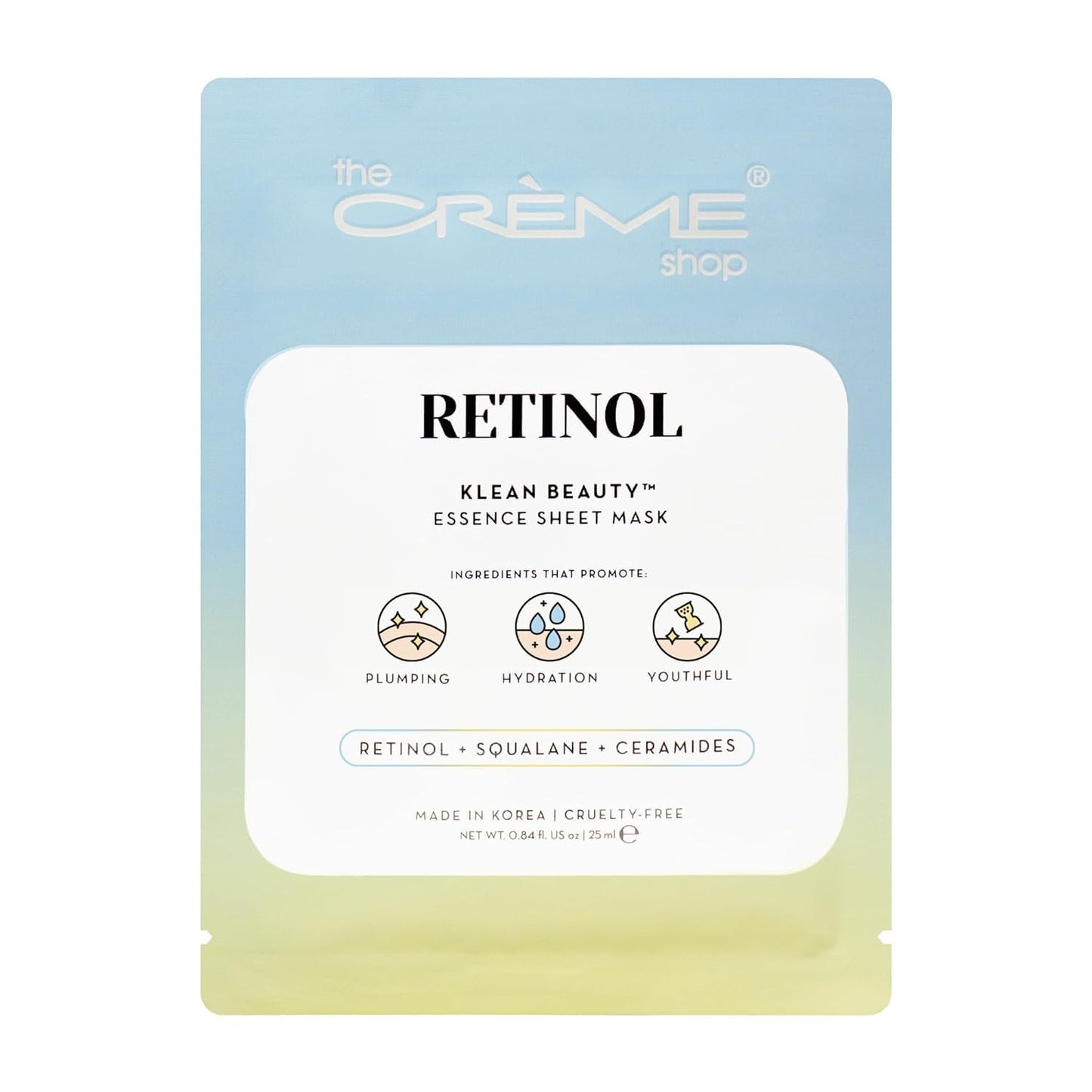 THE CREME SHOP Retinol Essence Sheet Mask