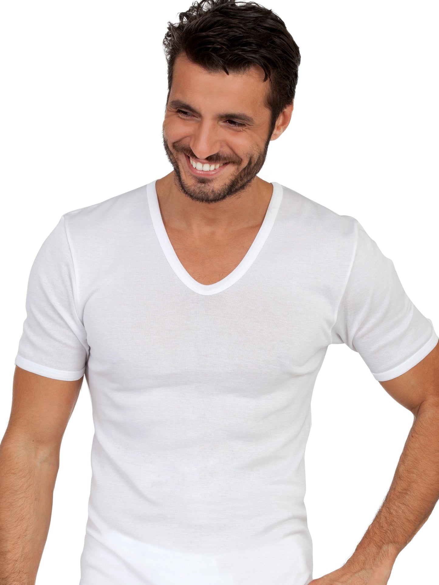 EGI Luxury 100%" Filo di Scozia Cotton Men's T-Shirt. Proudly Made in Italy.