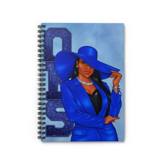 Blue OES Spiral Notebook - Ruled Line