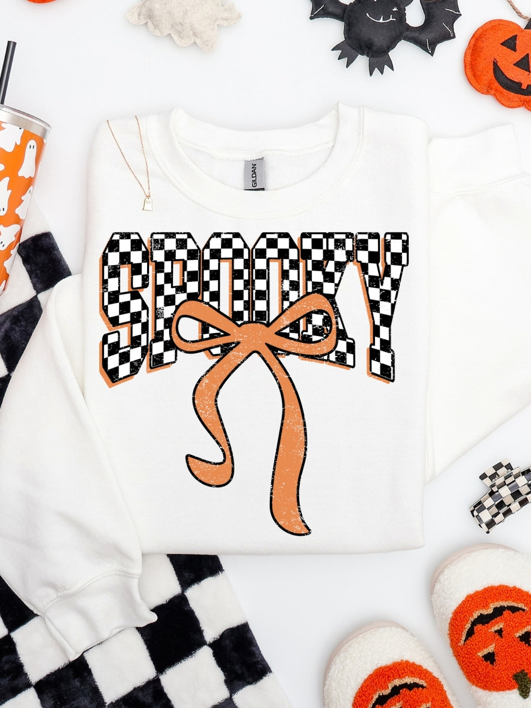 Gildan Retro Spooky Halloween Sweatshirt
