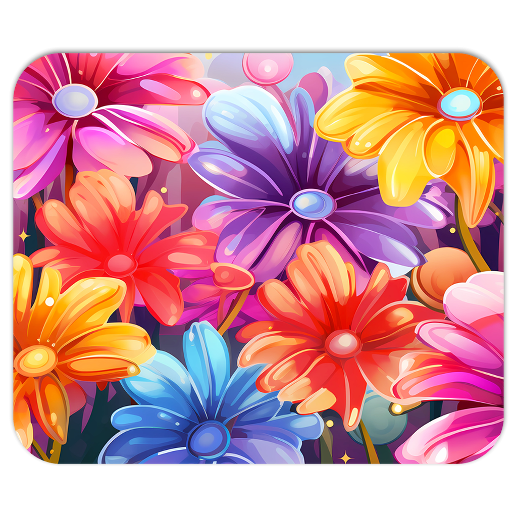 Colorful Flower Mousepad