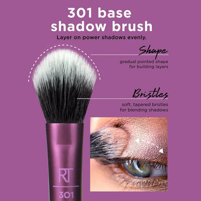 REAL TECHNIQUES Eye Shade & Blend Makeup Brush Trio