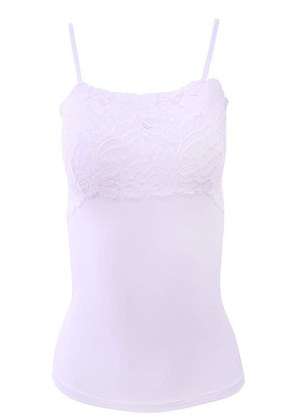 EGI Luxury Modal Women's Lace-Trimmed Camisole. Proudly Made in Italy (1135)