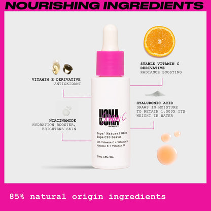 UOMA By Sharon, Supa Natural Glow Vitamin C Serum