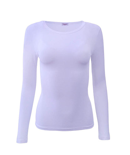 EGI Luxury Modal Women's Long Sleeved T-Shirt. Proudly Made in Italy ( Crew Neck).